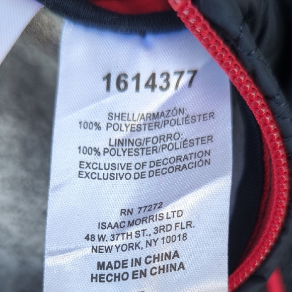 NWOT Marvel Spider-Man Hoodie - Navy and Gray with Red Accents - Picture 8 of 12